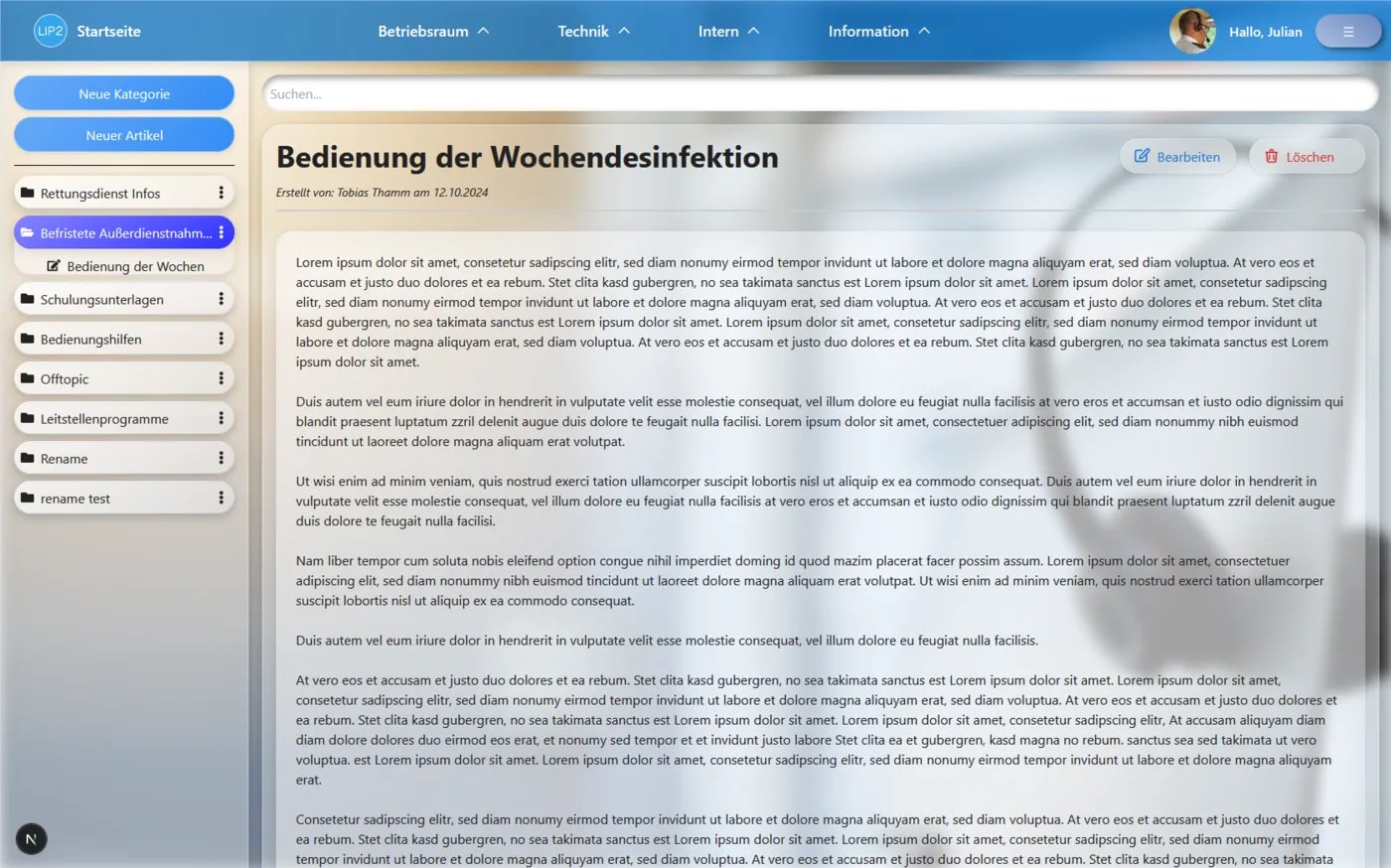 LIP2 Modul: Wiki-Plattform